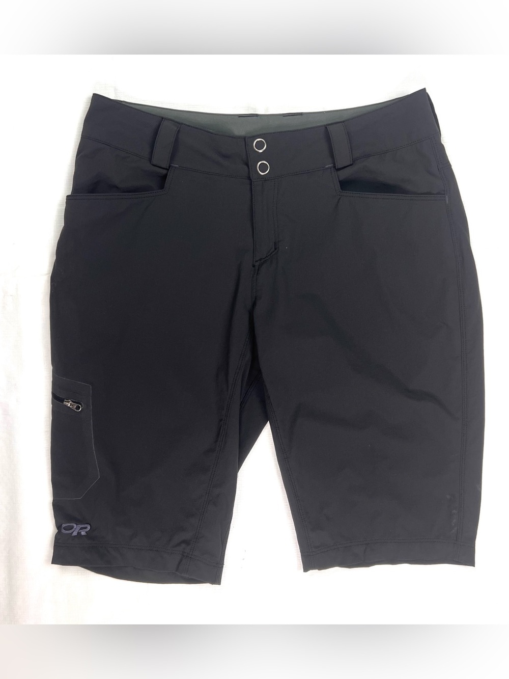 Outdoor Research Ferrosi Shorts Womens Size 6 Dark Grey Ripstop Inseam- 12"